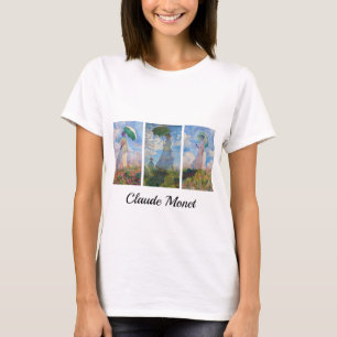 Camiseta Claude Monet - Mujer con asador