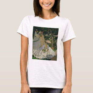 Camiseta Claude Monet   Mujeres en el Jardín