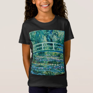 Camiseta Claude Monet - Nieves Y Puente Japonés