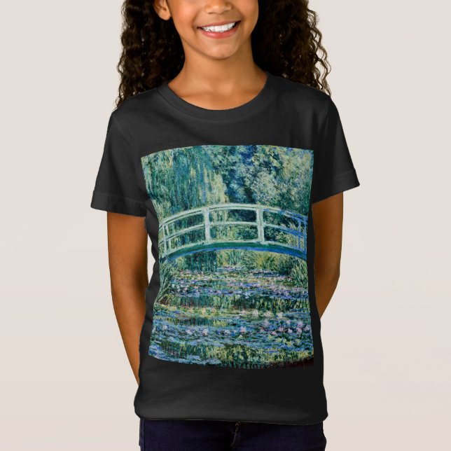 Camiseta Claude Monet - Nieves Y Puente Japonés (Anverso)
