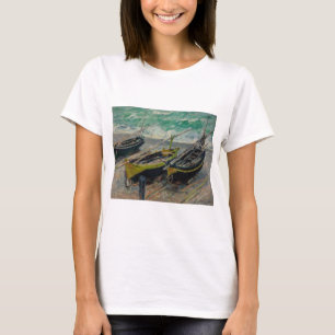 Camiseta Claude Monet Pintura Aceite de tela Naturaleza art
