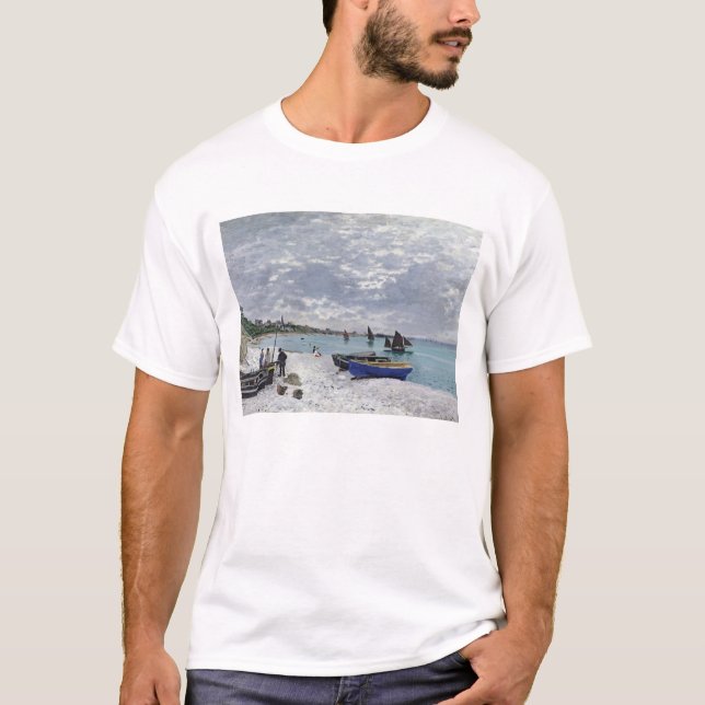Camiseta Claude Monet | Playa de Sainte-Adresse (Anverso)
