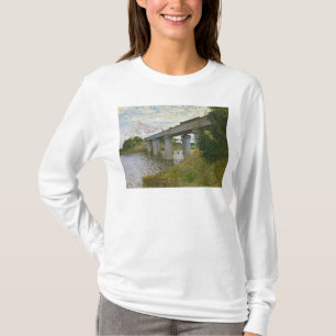 Camiseta Claude Monet Puente ferroviario de Argenteuil