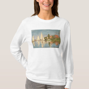 Camiseta Claude Monet  Regatta at Argenteuil, c.1872