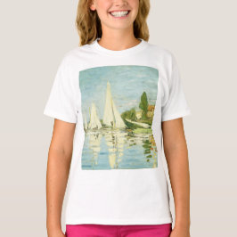 Camiseta Claude Monet. Regattas en Argenteuil