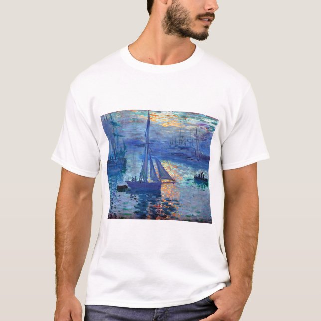 Camiseta Claude Monet Sunrise (Anverso)