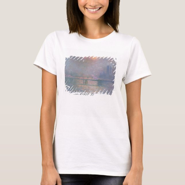 Camiseta Claude Monet | The Thames with Charing Cross (Anverso)