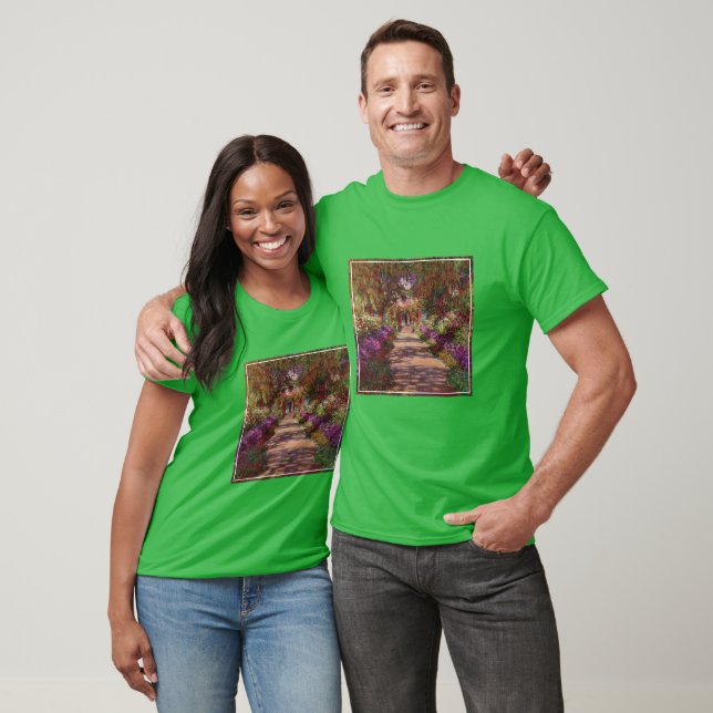 Camiseta Claude Monet | Una ruta en el jardín de Monet (Unisexo)