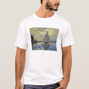 Camiseta Claude Monet - Velero en Le Petit-Gennevilliers