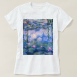 Camiseta Claude Monet Water Lilies Vintage Floral HD Art<br><div class="desc">Claude Monet Water Lilies Vintage Floral HD Camiseta.
Water Lilies pintura de Claude Monet. Pintado entre 1916 y 1919.</div>