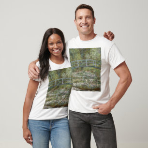 Camiseta Claude Monet Water Lily Pond (puente japonés de fú