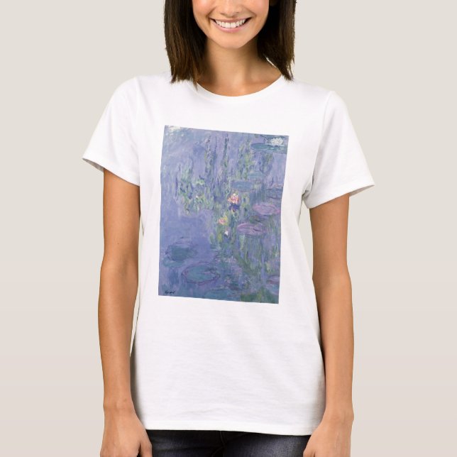 Camiseta Claude Monet | Waterlilies (Anverso)