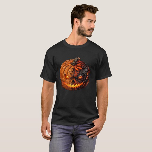 Camiseta Claude-O-Linterna IA (Anverso completo)