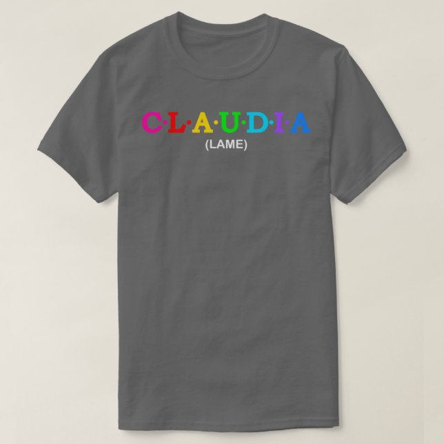 Camiseta Claudia Lame (Diseño del anverso)