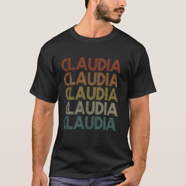 Camiseta Claudia Retro Antiguo (Anverso)