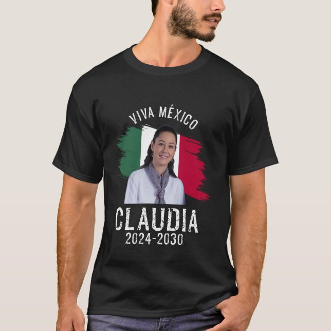 Camiseta Claudia Sheinbaum Pardo Presidente de México (Anverso)