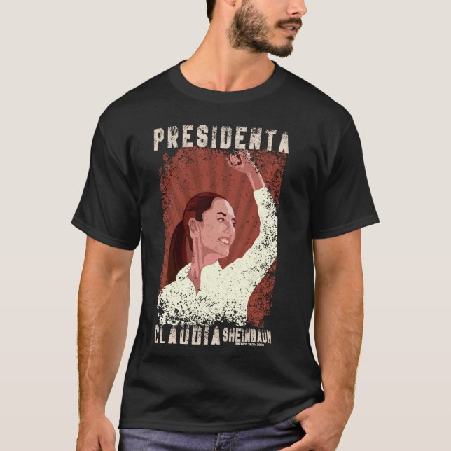 Camiseta Claudia Sheinbaum Presidenta 2024 (Anverso)
