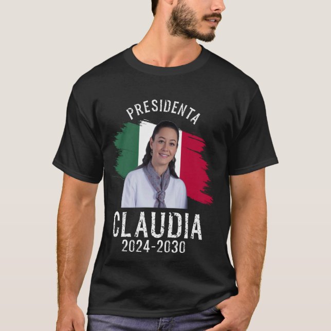 Camiseta Claudia Sheinbaum Presidenta Mexicana (Anverso)