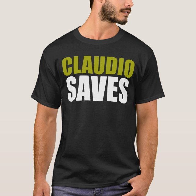 Camiseta Claudio ahorra (Anverso)