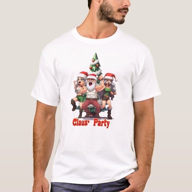 Camiseta Claus Fiesta (Anverso)