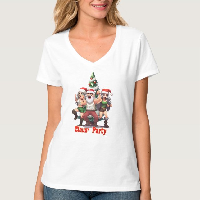 Camiseta Claus Fiesta (Anverso)