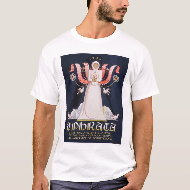 Camiseta Claustro de Ephrata WPA 1938 (Anverso)