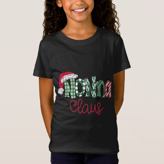 Camiseta Cláusula Nonna Cute Art - Navidades (Anverso)