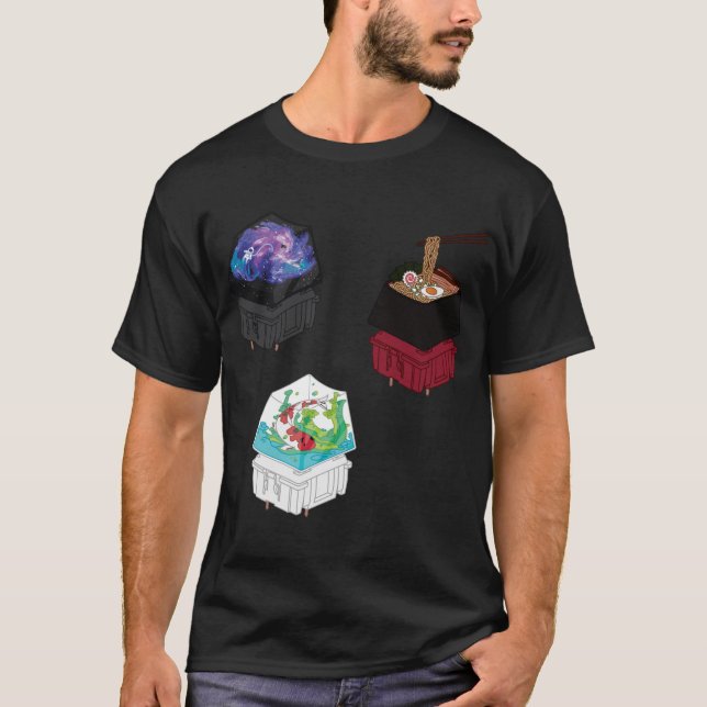 Camiseta Cláusulas de arte Ramen (Anverso)