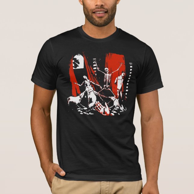 Camiseta Clave de esqueleto - Todos los estilos Hombres/Muj (Anverso)