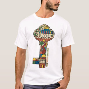Camiseta Clave palestina del retorno, libertad palestina