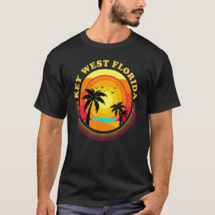 Camiseta Clave retro para la noche de vacaciones en Florida