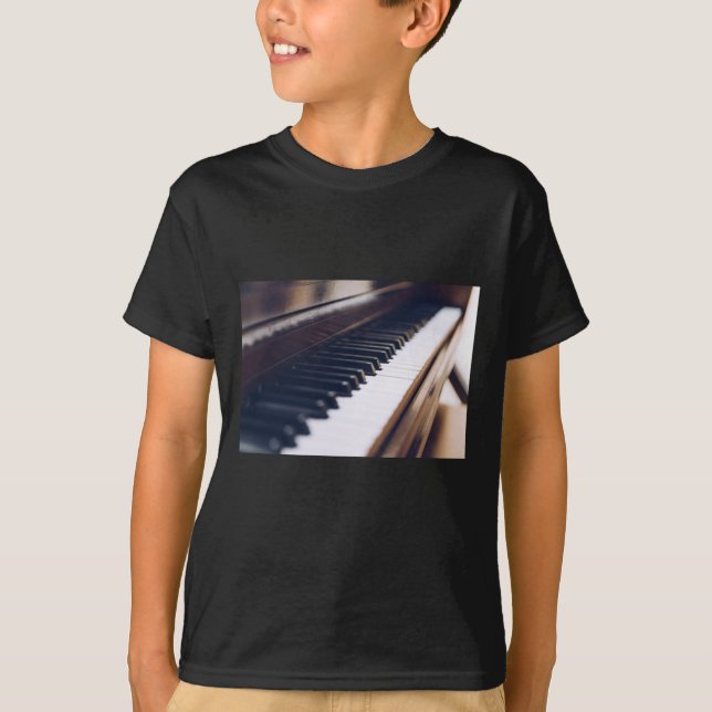 Camiseta Claves de piano (Anverso)