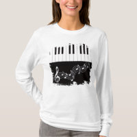 Claves de piano artísticas Treble Clef Notas music
