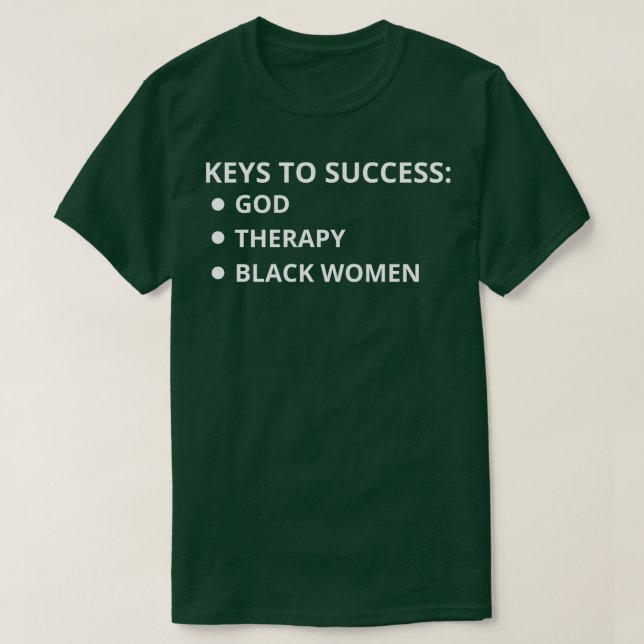 Camiseta claves del éxito (Diseño del anverso)