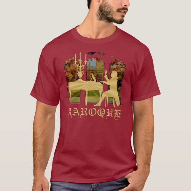 Camiseta Clavicordio barroco (Anverso)