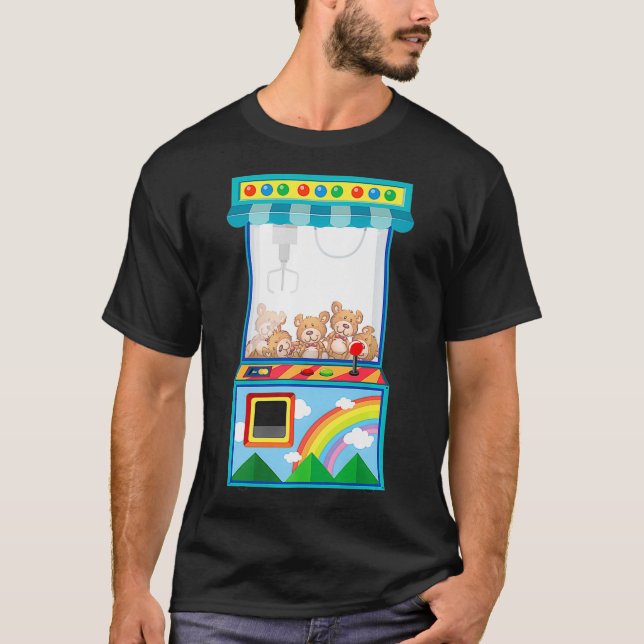 Camiseta Claw Arcade Machine Halloween Costueen Premium (Anverso)