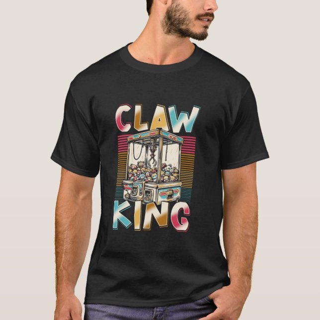 Camiseta Claw Machine Crane Game King Long Sleeve T Sh (Anverso)