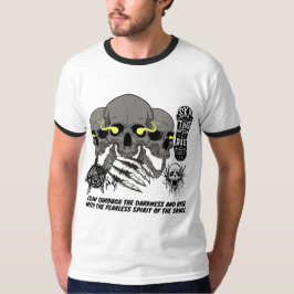 Camiseta Claw Through the Darkness - Fearless Skull Graphic