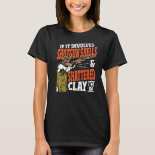Camiseta Clay Clay Shooter Destinado a Clay Shootin
