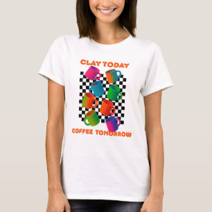 Camiseta Clay de los 90 hoy, café mañana