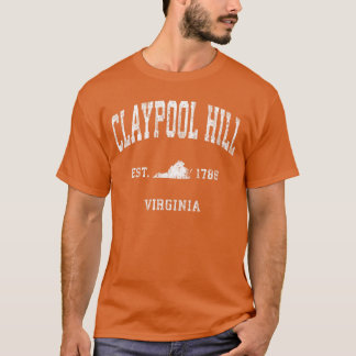 Camiseta Claypool Hill Virginia VA Deportes Atléticos Vinta