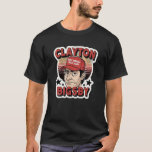 Camiseta Clayton Bigsby Haz que América sea Grande Otra Vez<br><div class="desc">Clayton Bigsby luciendo el sombrero rojo "Make America Great Again" en este diseño de sticker retro angustiado. Parodia clásica de dibujos animados de Chappelle's Show con vibraciones vintage de los 70–80, estrellas y letras en negrita. Perfecto para fanáticos del humor oscuro, la sátira política, leyendas de la comedia y cualquiera...</div>