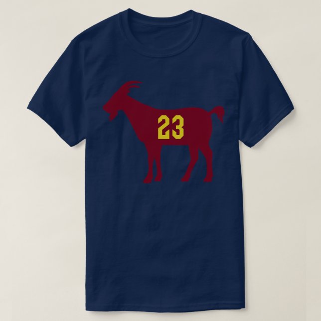 Camiseta CLE GOAT 23 White (Diseño del anverso)
