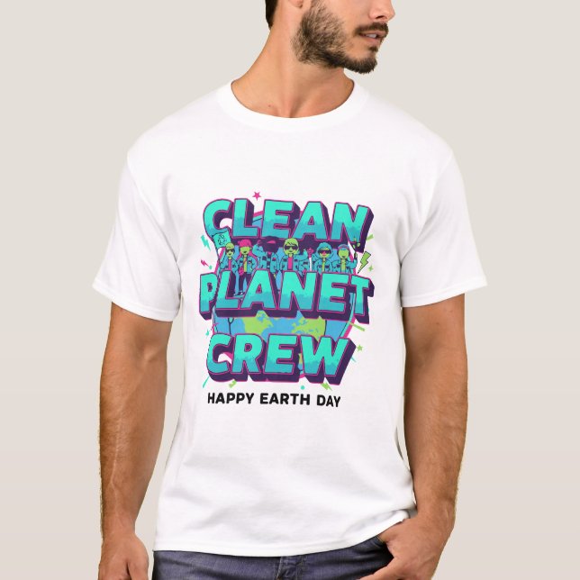 Camiseta Clean Planet Crew T-Shirt (Anverso)
