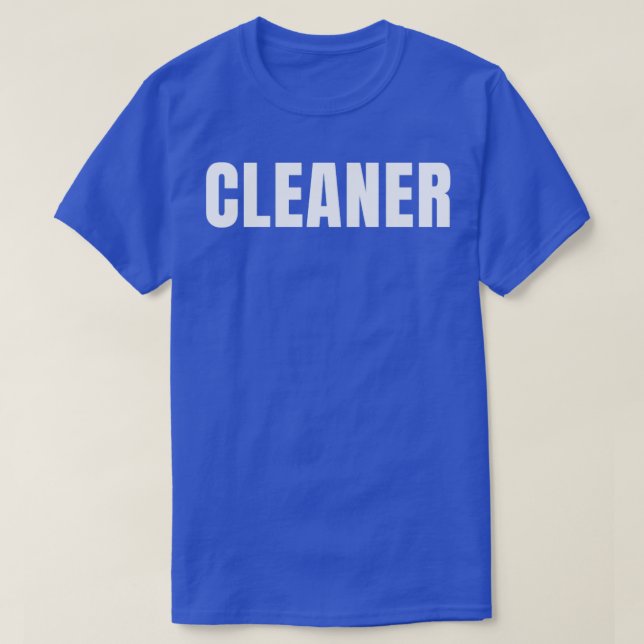 Camiseta Cleaner Funny Job Title Profesora Cumpleaños Regal (Diseño del anverso)