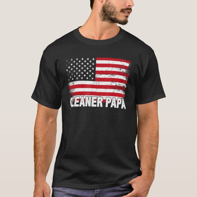 Camiseta Cleaner Papa (Anverso)