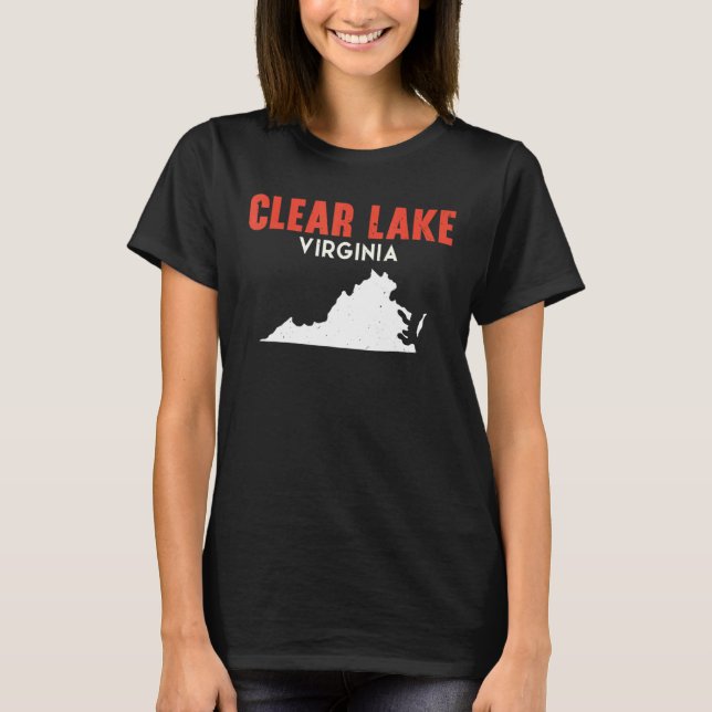 Camiseta Clear Lake Washington USA State America Travel (Anverso)