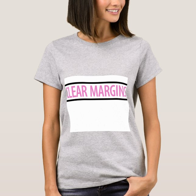 Camiseta Clear Margins T-Shirt (Anverso)