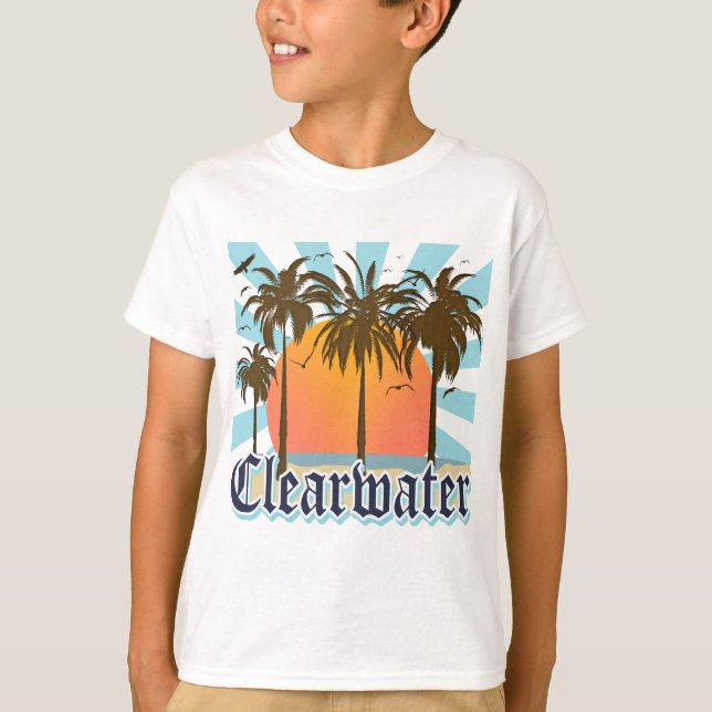 Camiseta Clearwater Beach Florida (Anverso)