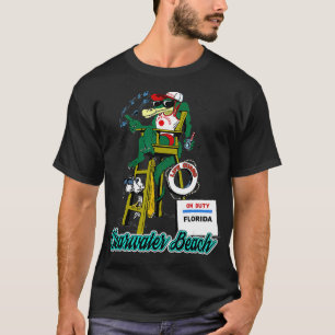 Camiseta Clearwater Beach Florida Alligator Life Guard